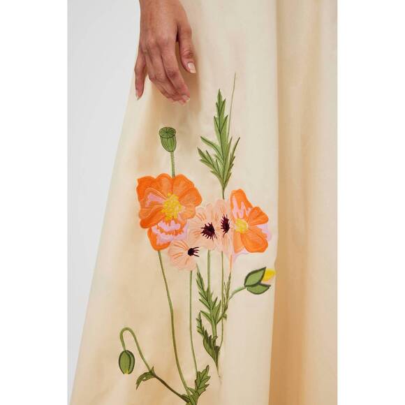 NEW FANM MON melisa maxi dress in yellow - Picture 4 of 4